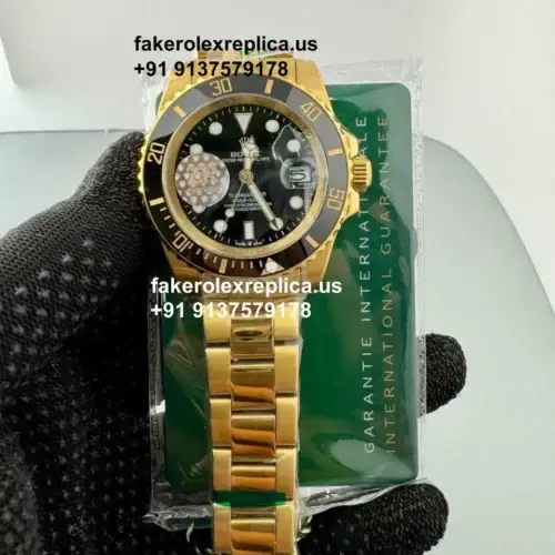 replica rolex submariner gold